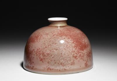 图片[2]-Bulbous vase with flat base in copper-red glaze, Qing dynasty, Kangxi reign (1662-1722)-China Archive